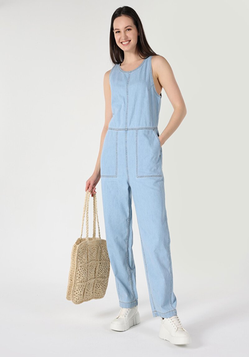 Regular Fit Kadın İndigo Jean Tulum