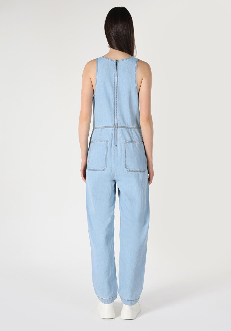 Regular Fit Kadın İndigo Jean Tulum