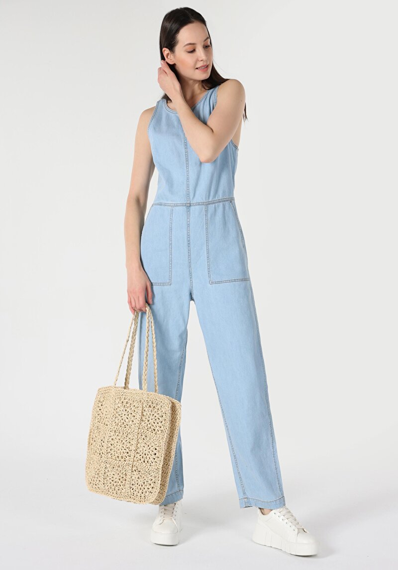 Regular Fit Kadın İndigo Jean Tulum