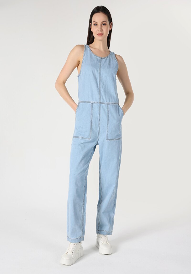 Regular Fit Kadın İndigo Jean Tulum