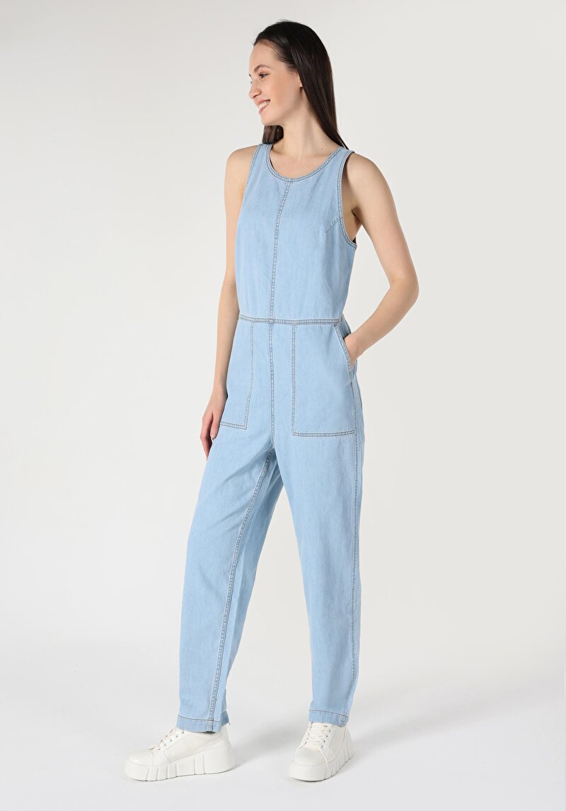 Regular Fit Kadın İndigo Jean Tulum