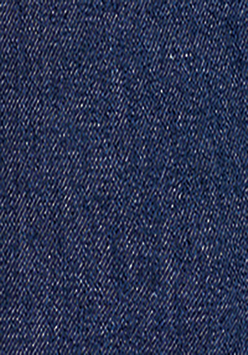 Mom Fit Yüksek Bel Kadın İndigo Pamuklu Jean Şort