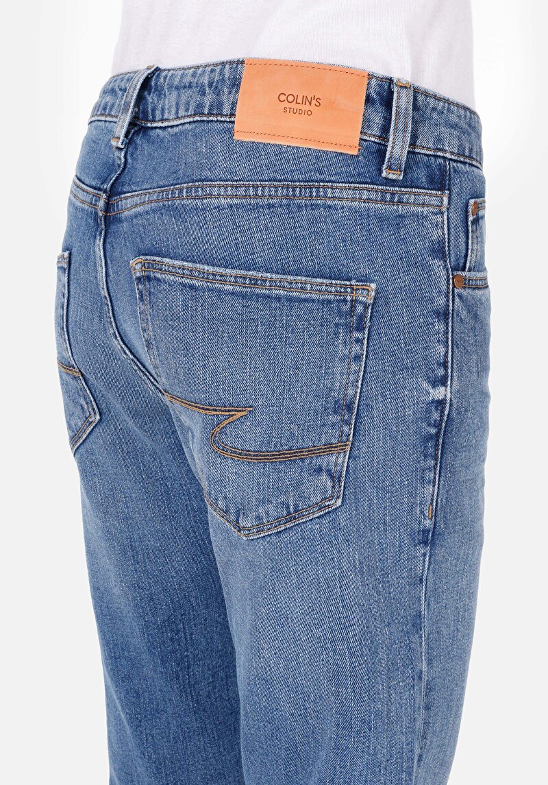 Bootcut Orta Bel Bootcut Erkek Denim Jean Pantolon