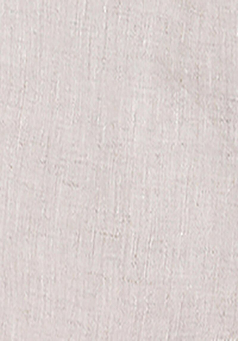 Regular Fit V Yaka Düz Kadın Bej Uzun Kol Gömlek