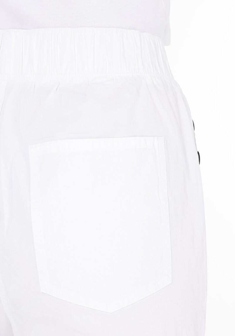 Regular Fit Yüksek Bel Geniş Paça Kadın Beyaz  Pantolon