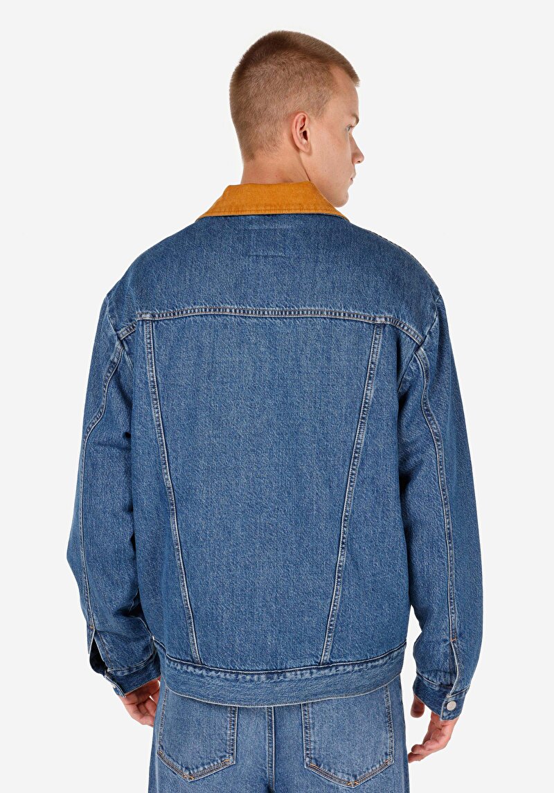 Regular Fit Erkek Mavi Ceket