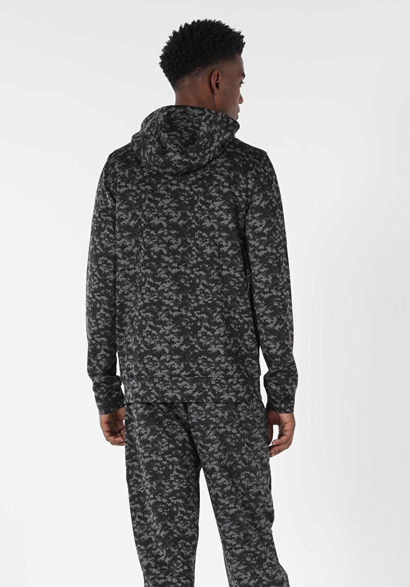 Slim Fit Örme Erkek Antrasit Ceket