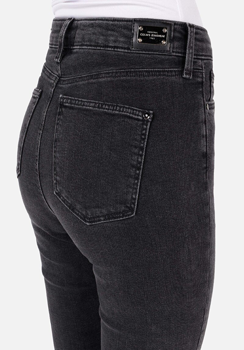 Skinny Fit   Kadın Koyu İndigo Jean Pantolon