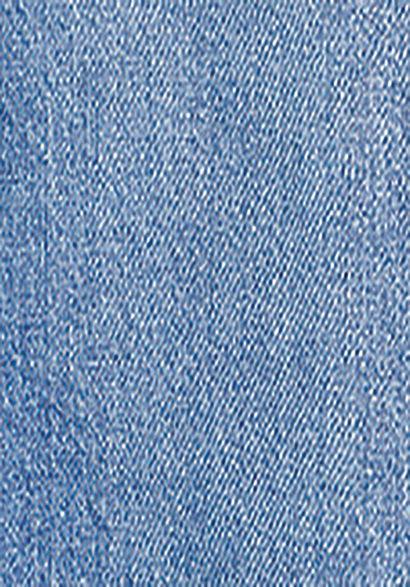 Loose Fit Orta Bel  Kadın İndigo Jean Şort