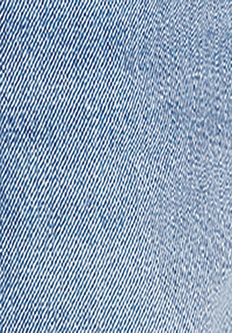 Pamuklu Denim Mom Fit Yüksek Bel Kadın İndigo Jean Şort