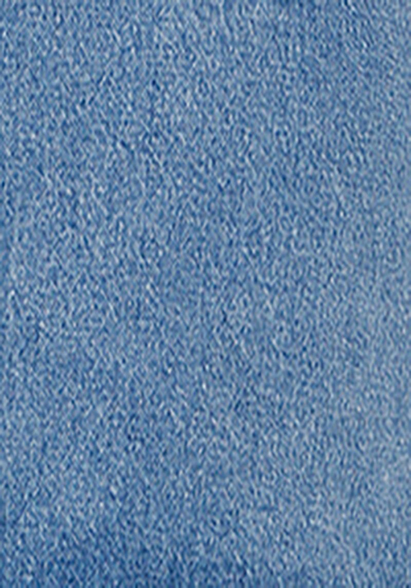 Slim Fit Düz Düğmeli Kadın Denim Etek