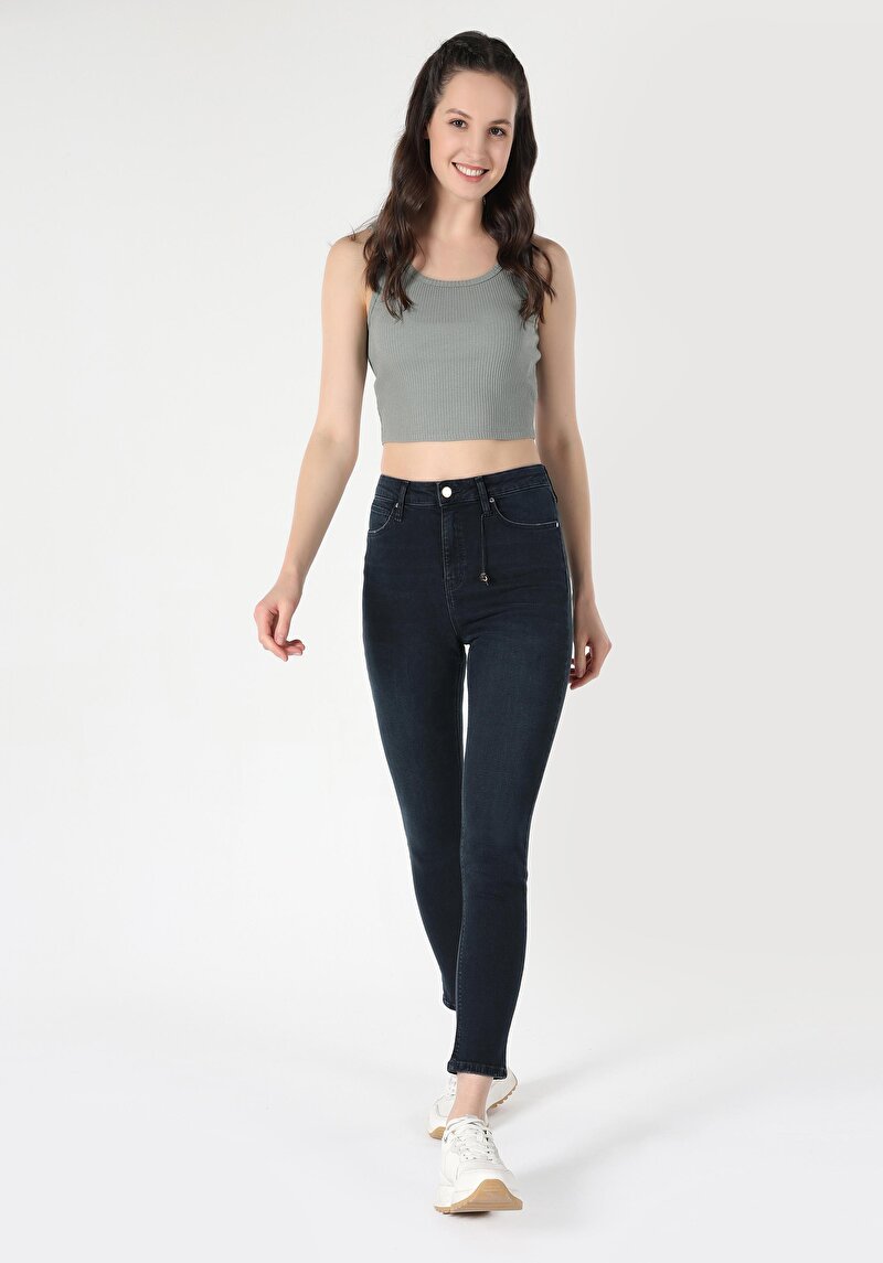 Skinny Fit Kadın Denim Jean Pantolon