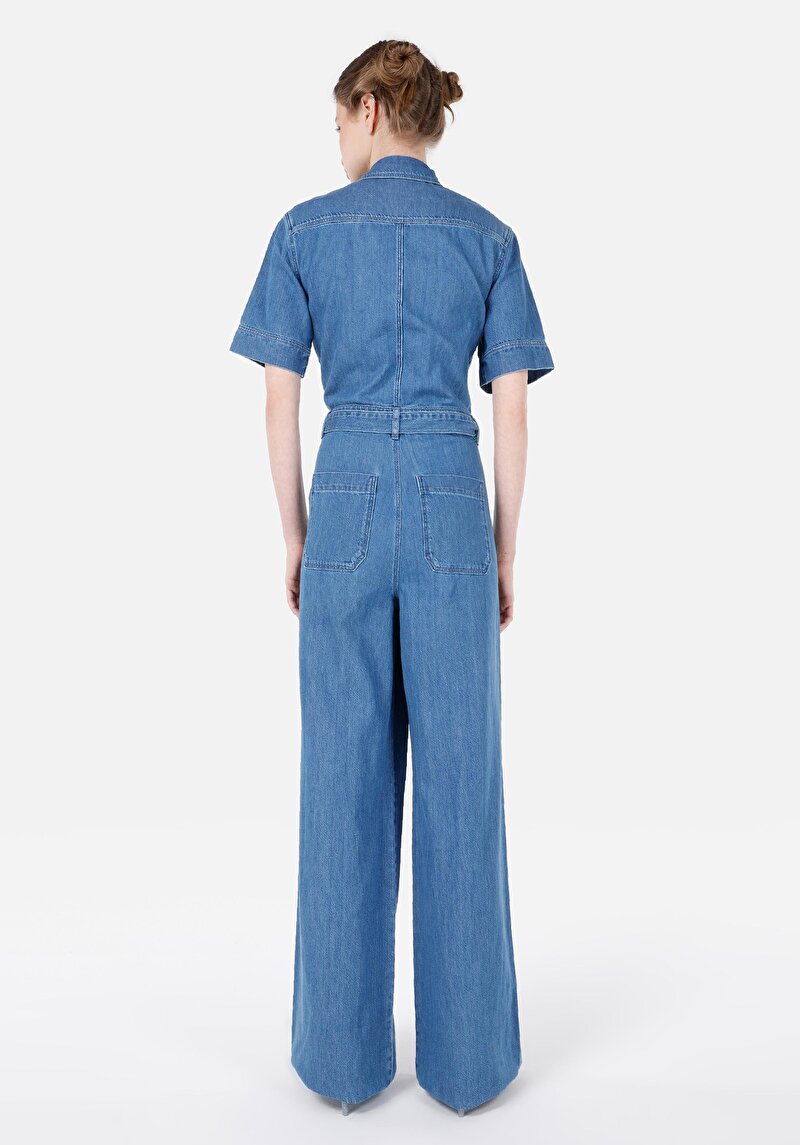 Regular Fit Kadın İndigo Jean Tulum