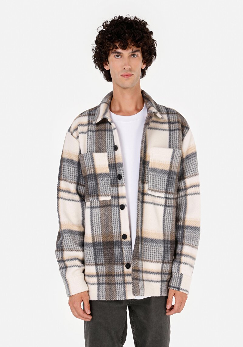 Comfort Fit Erkek Bej Ceket