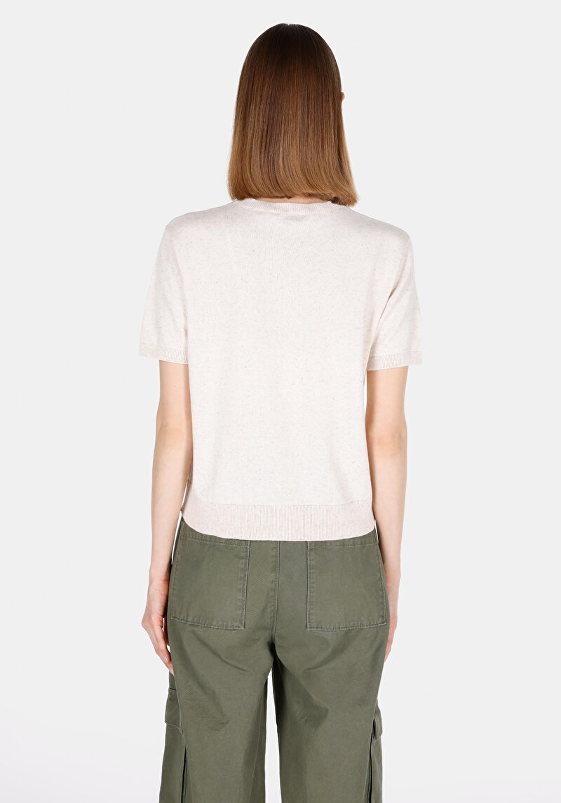 Regular Fit Kadın Ekru Kazak