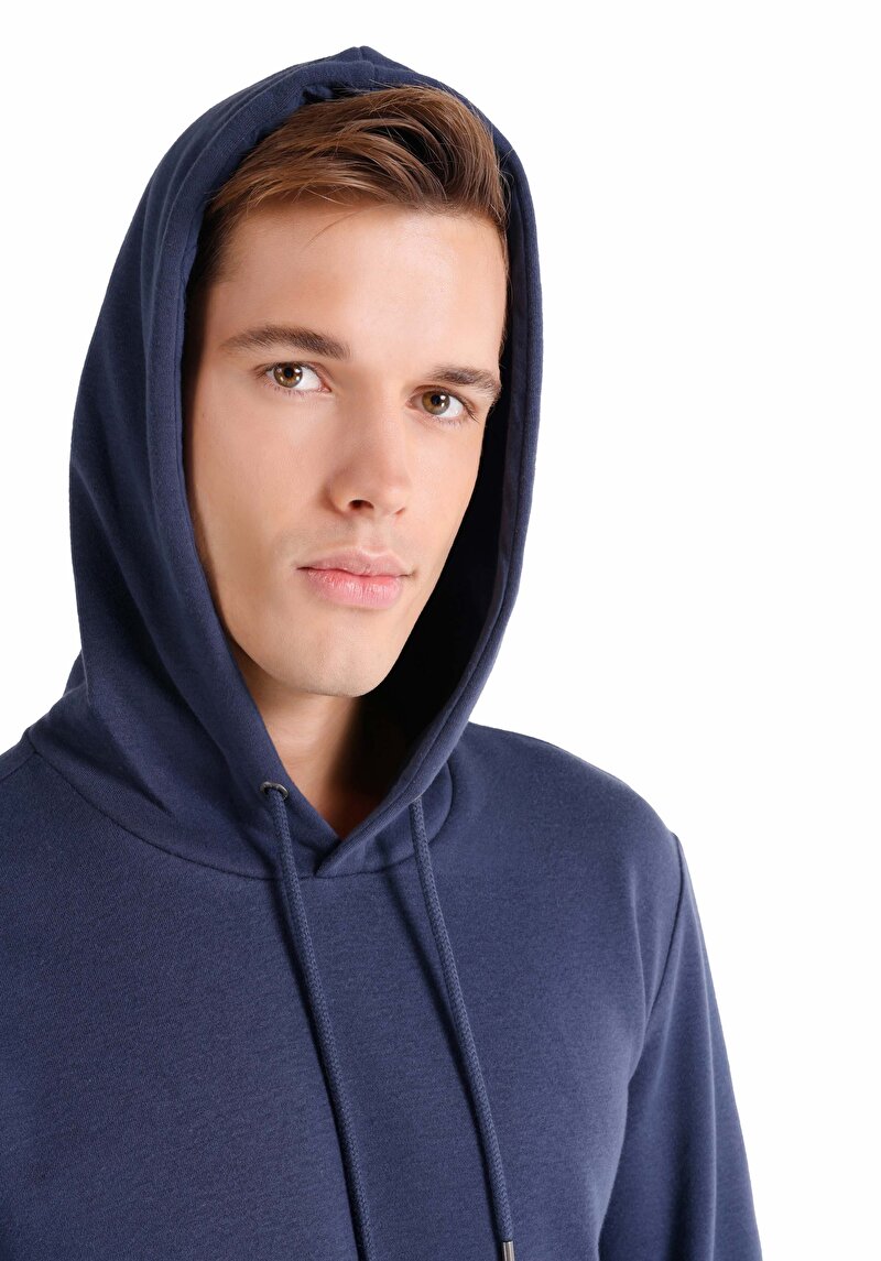 Regular Fit   Erkek Lacivert Sweatshirt
