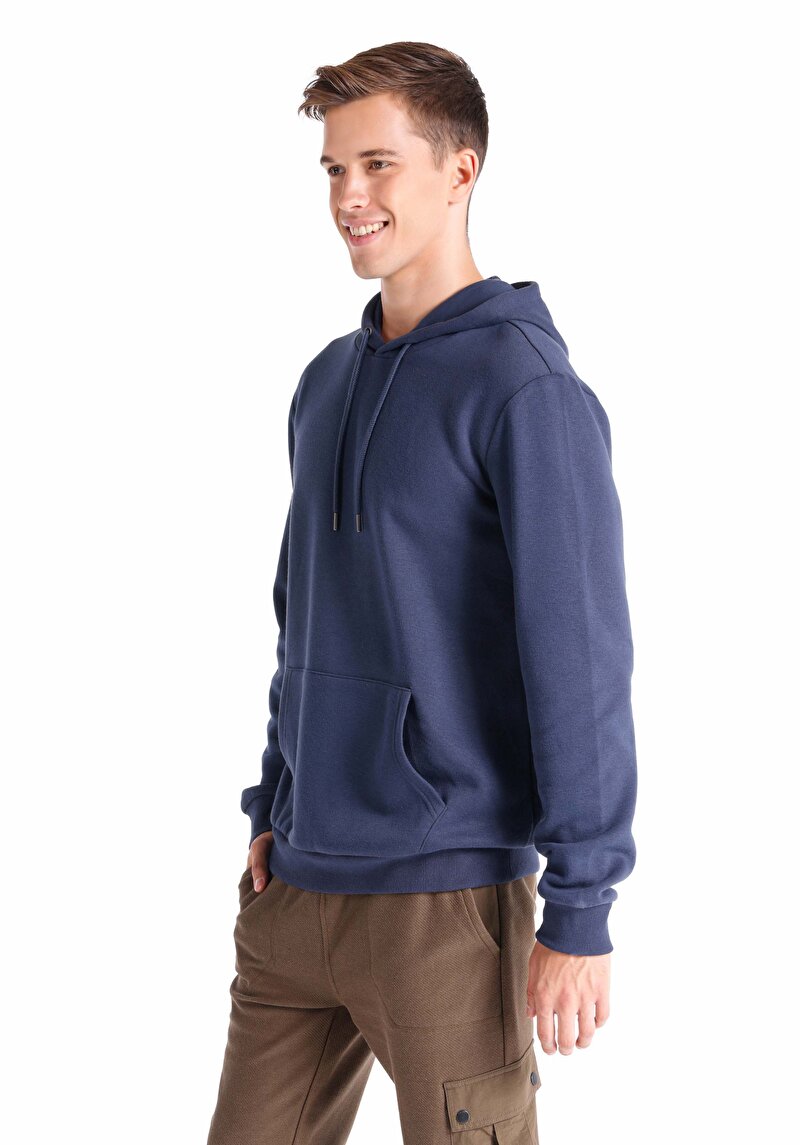 Regular Fit Erkek Lacivert Sweatshirt Cl1059712