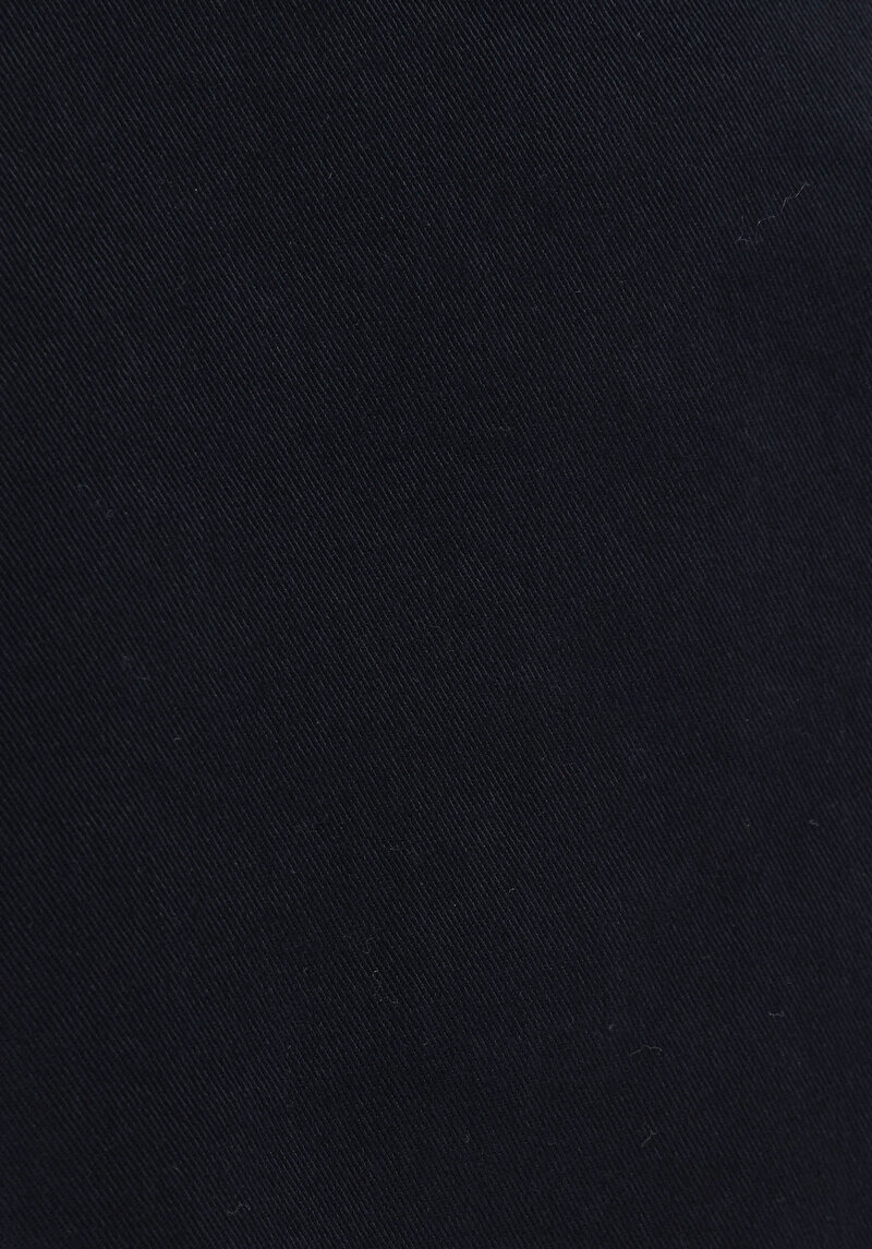 Regular Fit Orta Bel Düz Paça Cepli Erkek Lacivert Pantolon