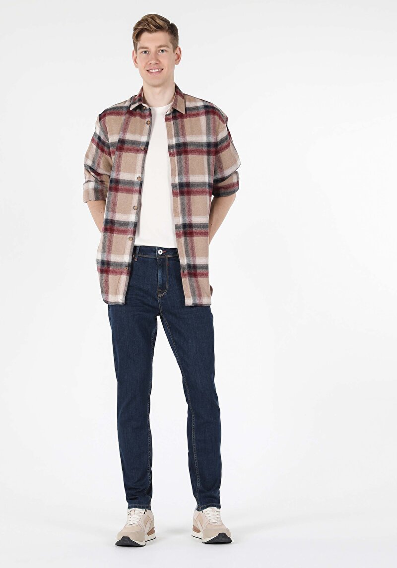 067 Jack Orta Bel Normal Kesim Düz Paça Denim Erkek Pantolon