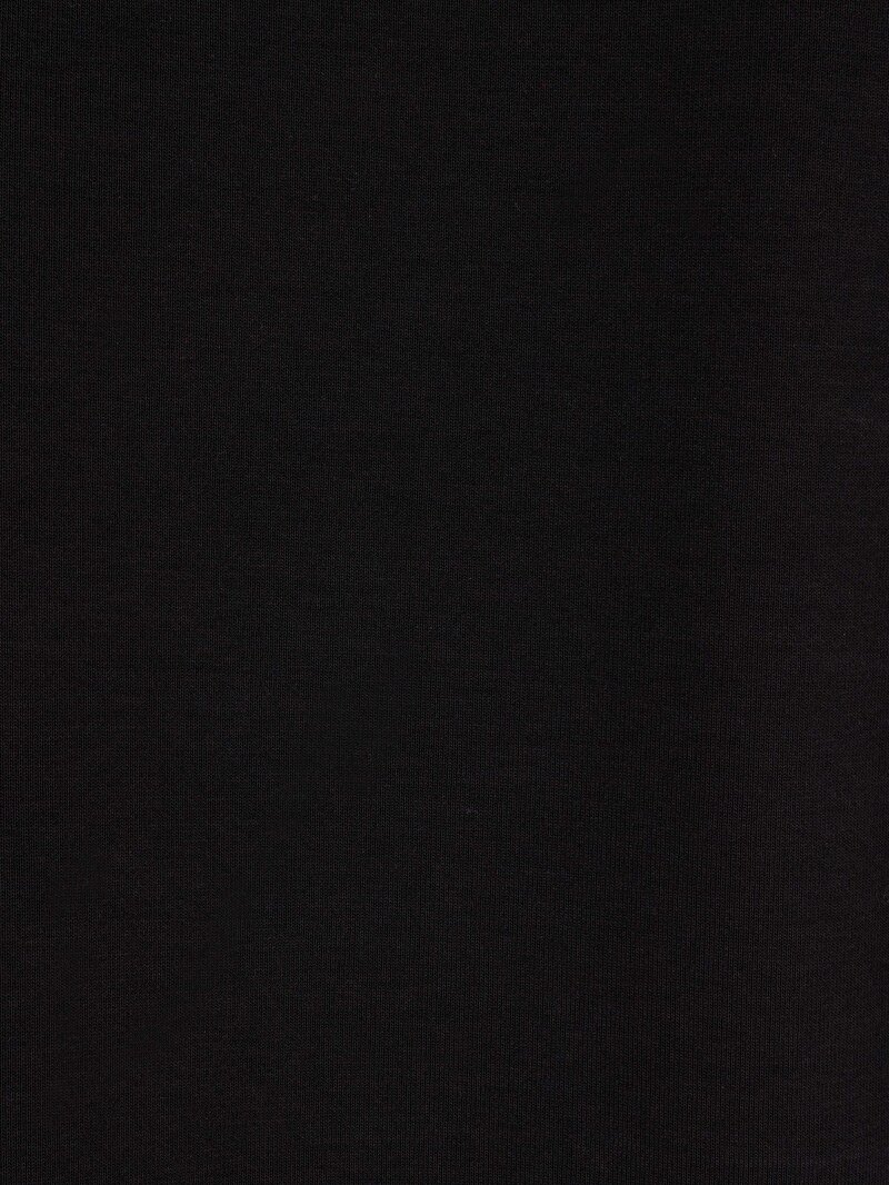 Regular Fit Yuvarlak Yaka  Kadın Siyah Uzun Kol Tişört