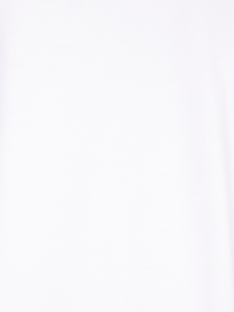 Regular Fit Yuvarlak Yaka  Kadın Beyaz Kısa Kol Tişört