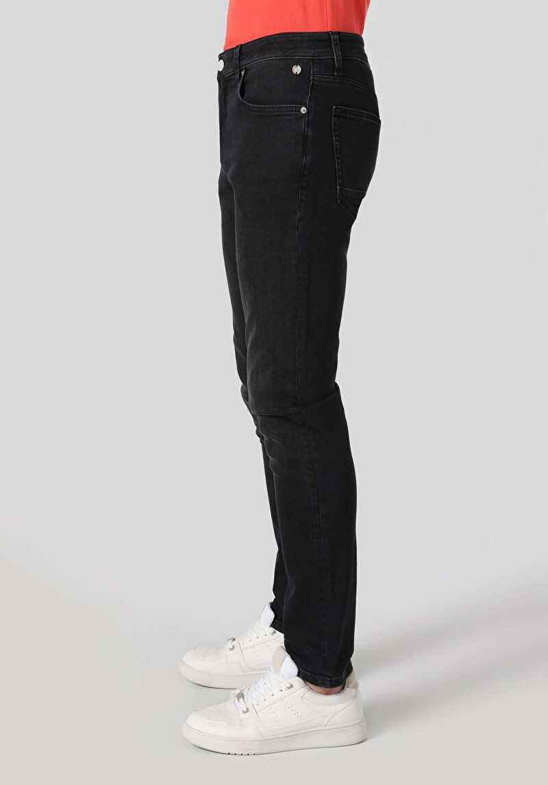 Straight Fit Düşük Bel Düz Paça Erkek Denim Jean Pantolon