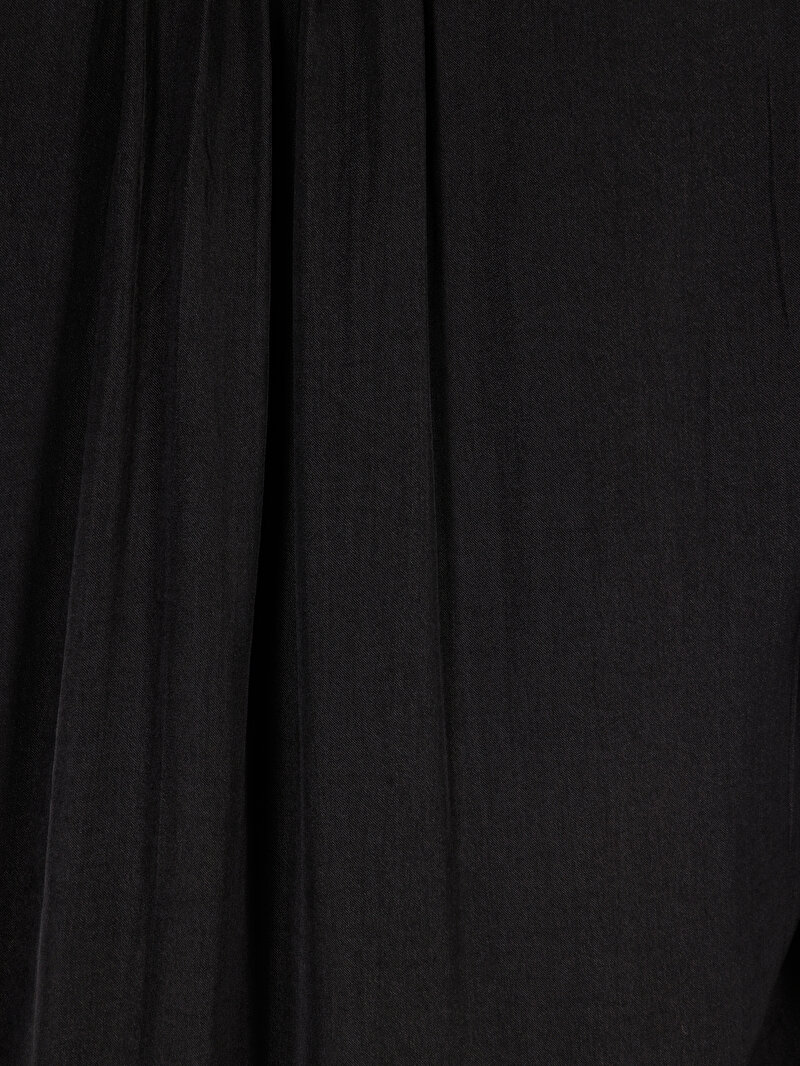 Regular Fit   Kadın Siyah  Gömlek