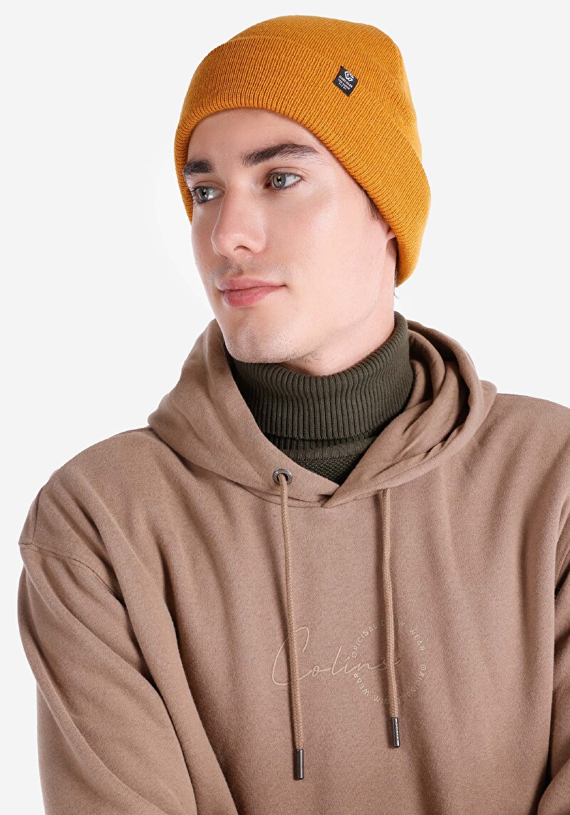 Comfort Fit   Erkek Bej Sweatshirt