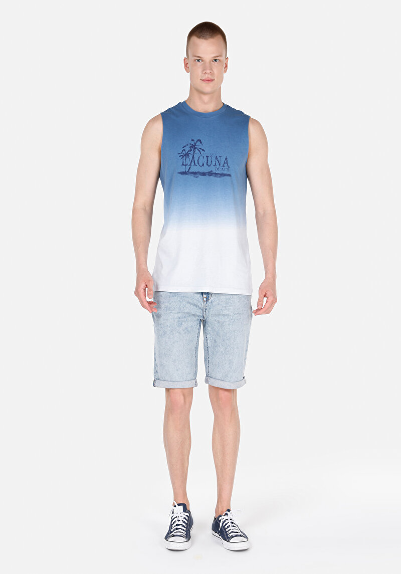 Regular Fit Erkek Beyaz Atlet