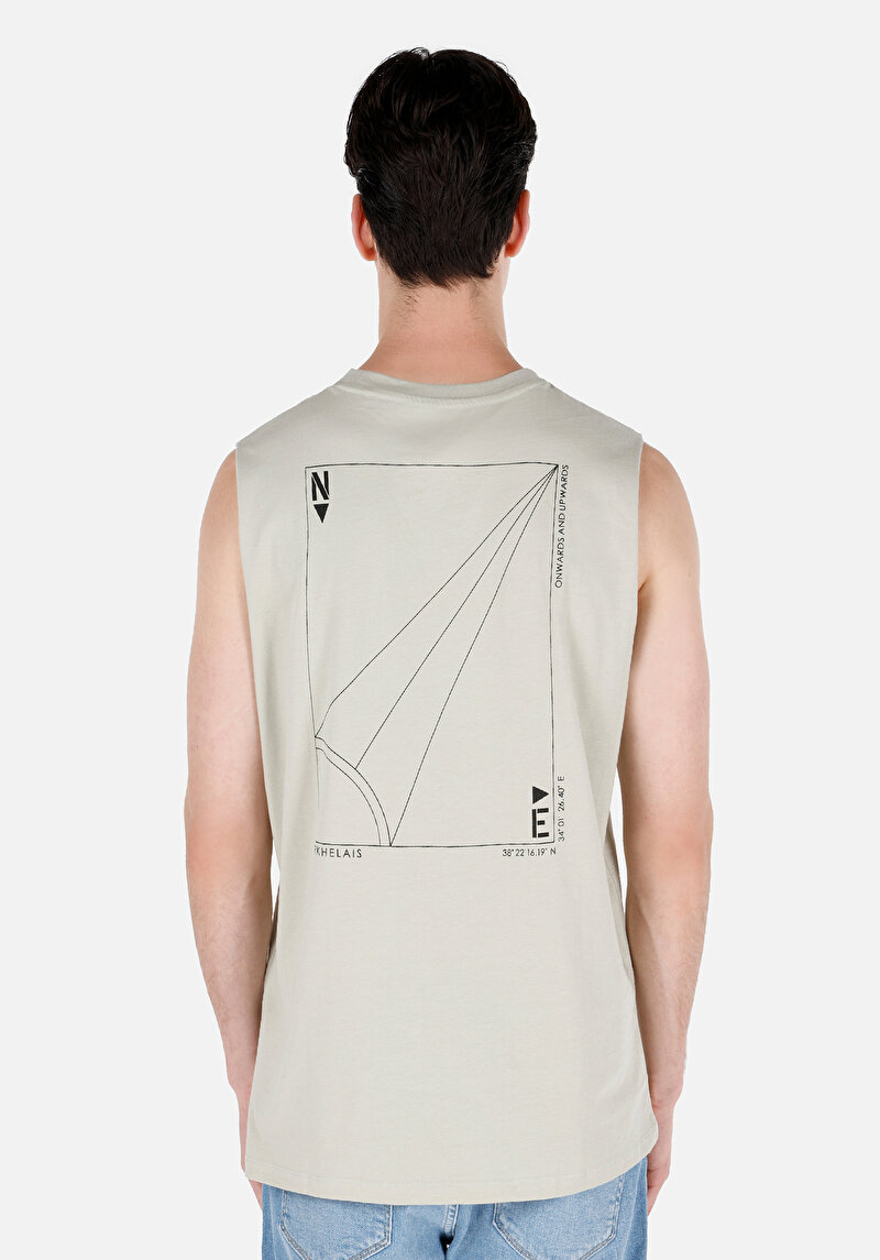 Regular Fit Erkek Yeşil Atlet