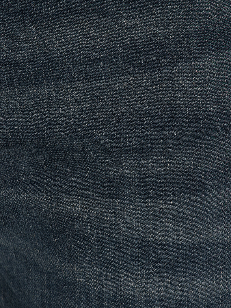 Slim Fit Düşük Bel Dar Paça Erkek Yeşil Jean Pantolon