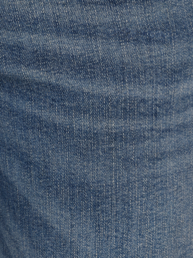 Straight Fit Düşük Bel Düz Paça Erkek İndigo Jean Pantolon