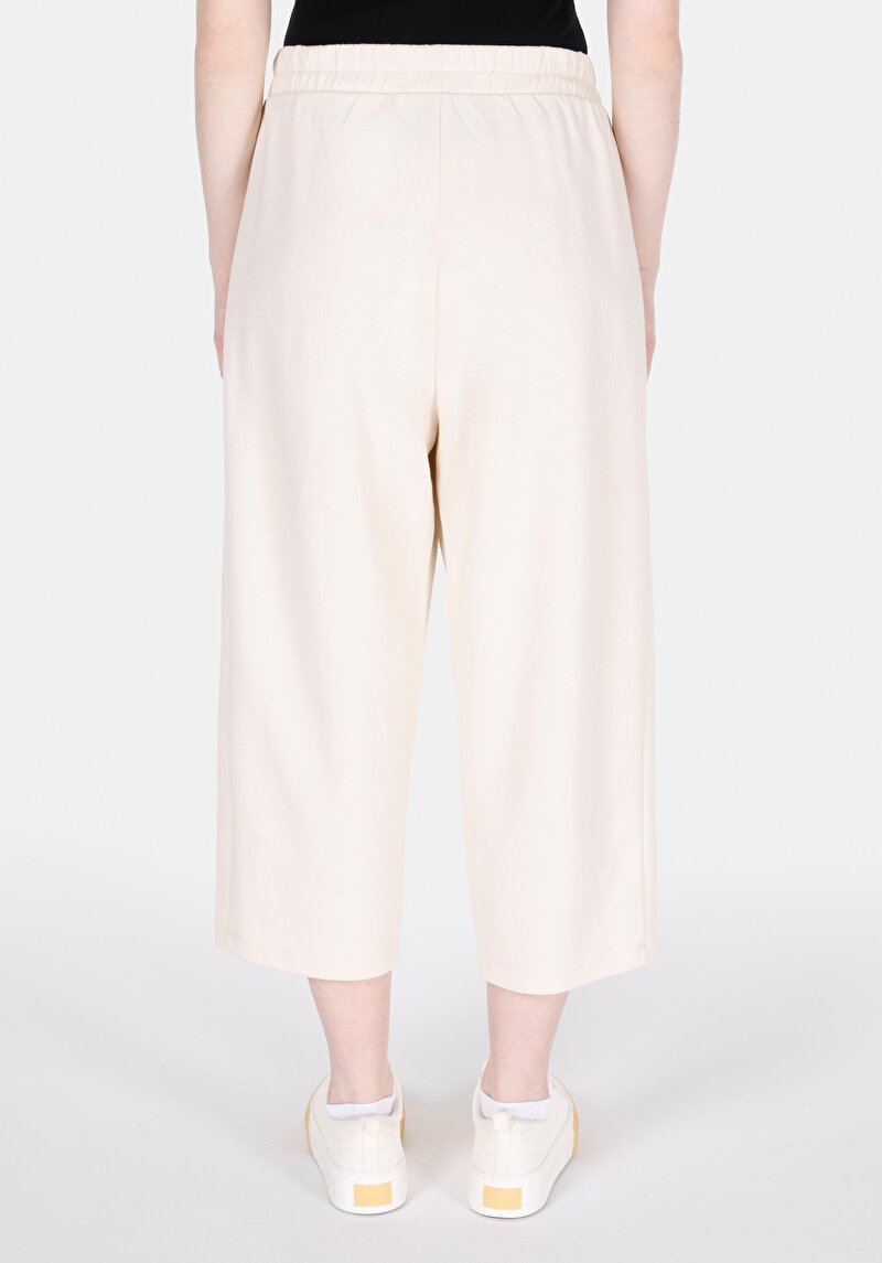 Regular Fit Orta Bel Düz Kadın Taş Eşofman Altı