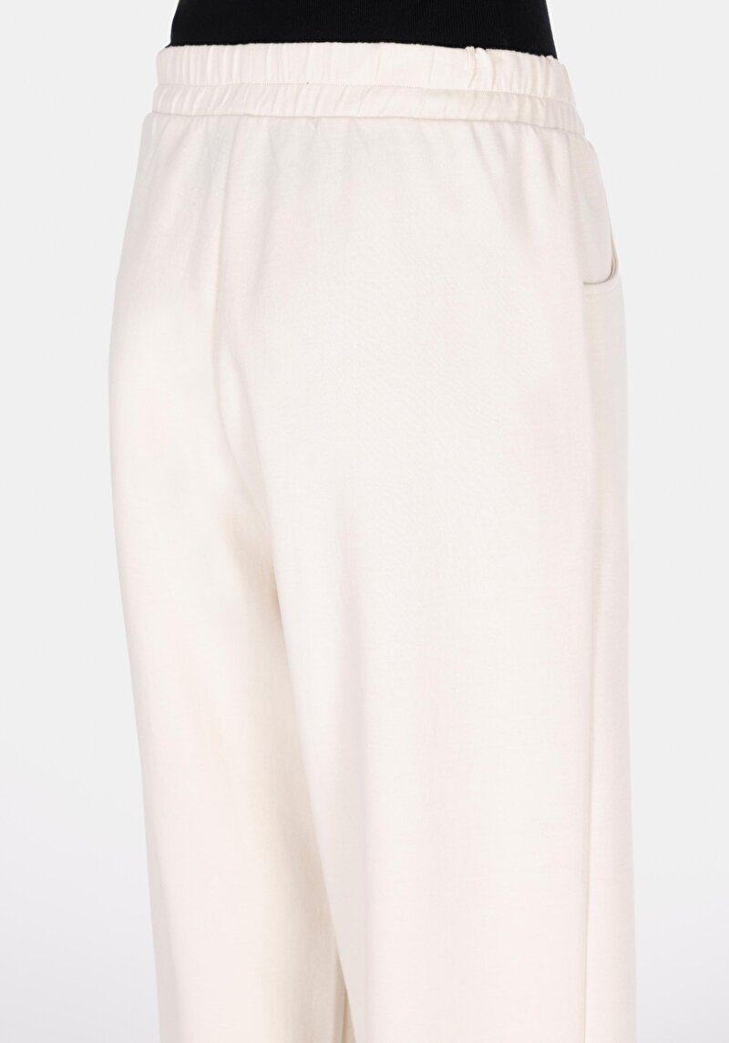 Regular Fit Orta Bel Düz Kadın Taş Eşofman Altı