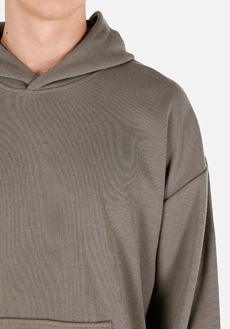 Comfort Fit   Erkek Yeşil Sweatshirt