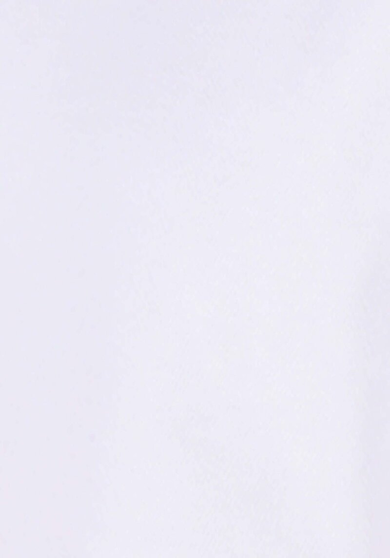 Comfort Fit Yuvarlak Yaka Baskılı Kadın Cepsiz Beyaz Kısa Kol Tişört