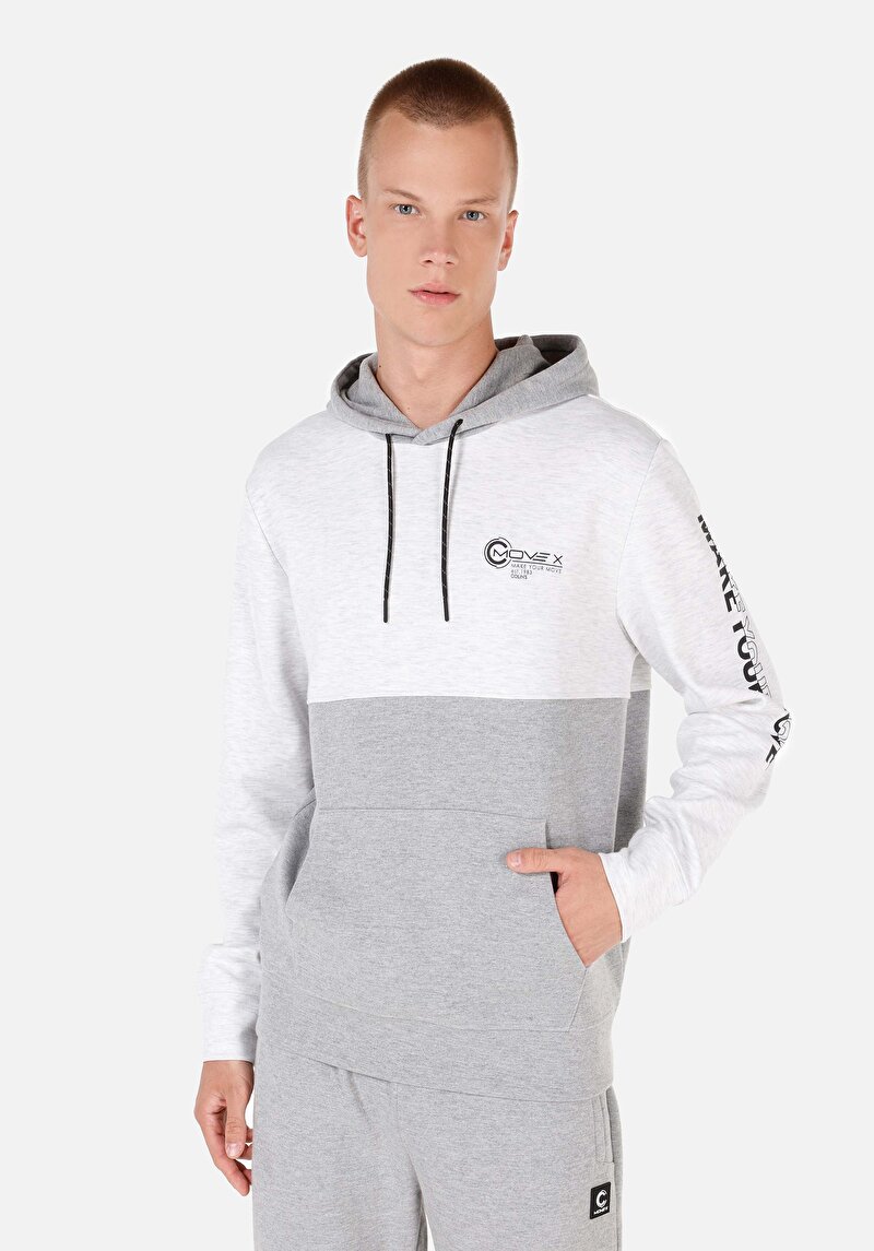 Regular Fit Erkek Gri Sweatshirt