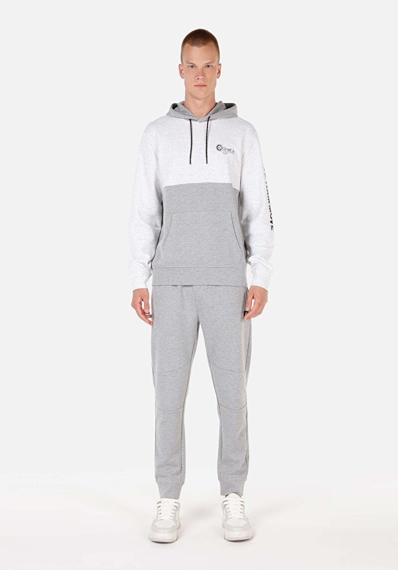 Regular Fit Erkek Gri Sweatshirt