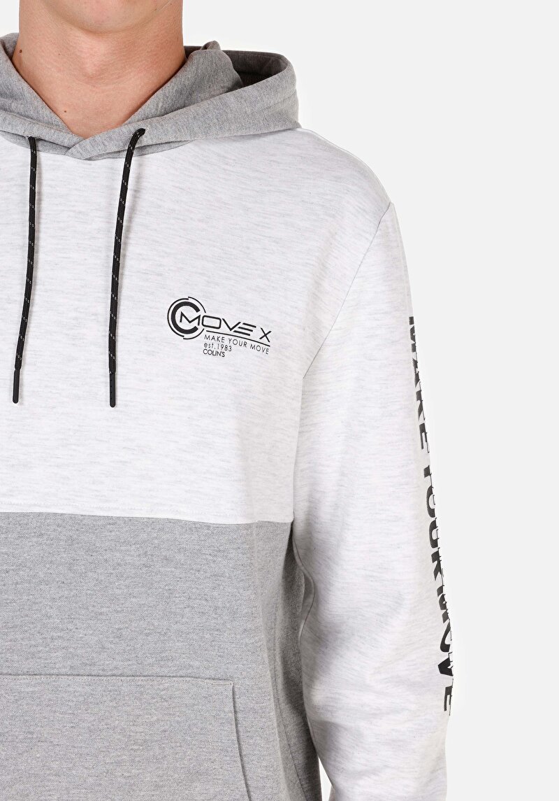 Regular Fit   Erkek Gri Sweatshirt