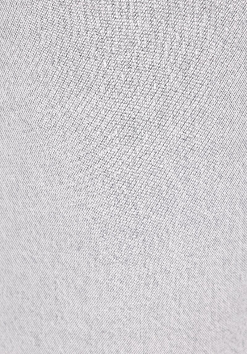 Slim Fit Düz Fermuarlı Kadın Gri Etek