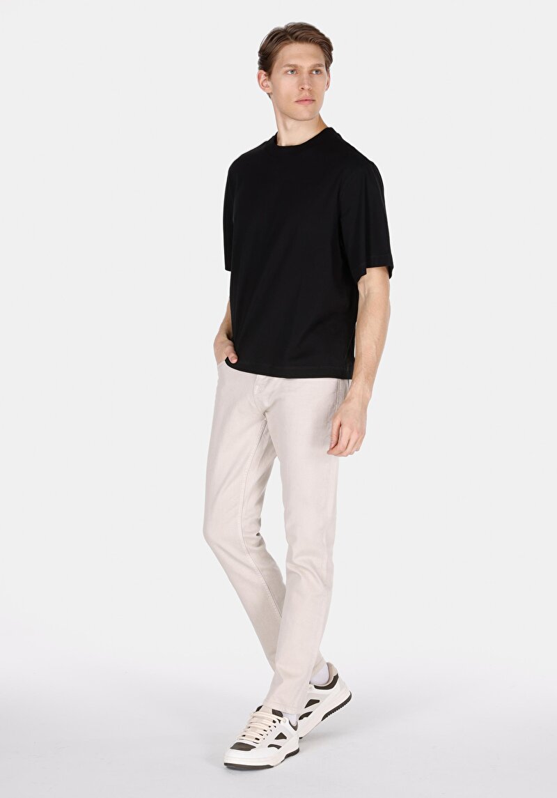 Straight Fit Düşük Bel Düz Paça Erkek İndigo Jean Pantolon