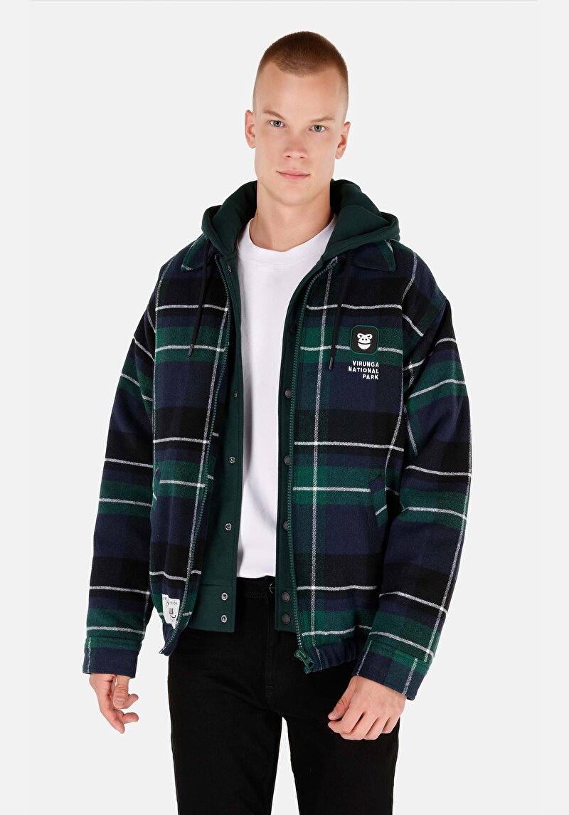 Slim Fit Erkek Lacivert Mont