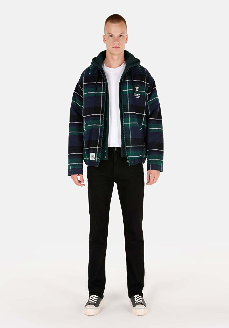 Slim Fit Erkek Lacivert Mont