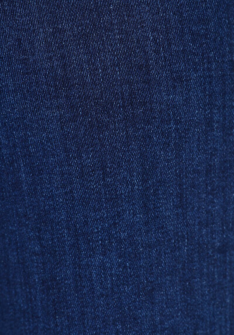 Regular Fit Orta Bel Bootcut Kadın Koyu İndigo Denim Jean Pantolon