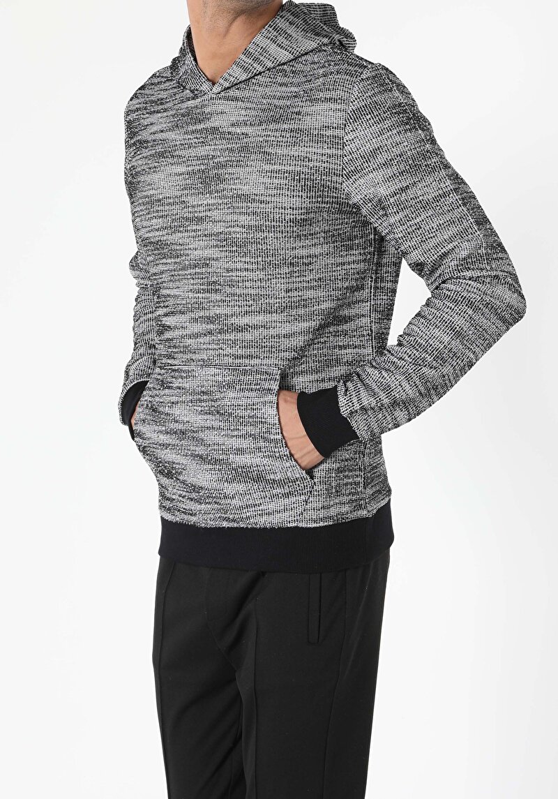 Regular Fit Erkek Gri Sweatshirt