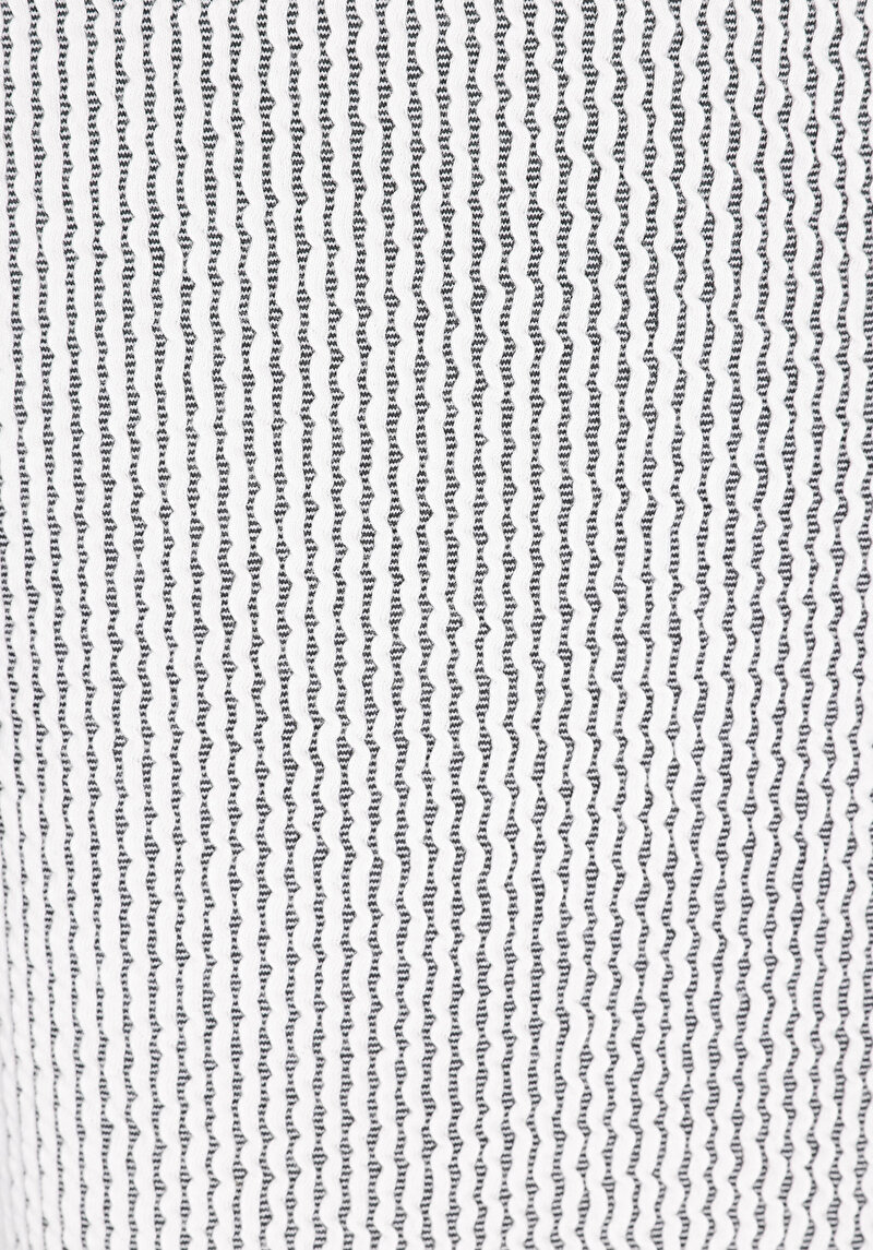 Regular Fit Orta Bel Çizgili Erkek Gri Şort