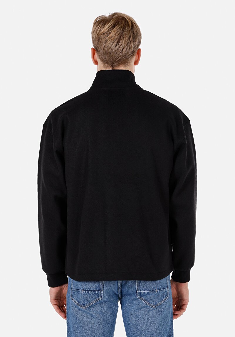 Comfort Fit Erkek Siyah Ceket