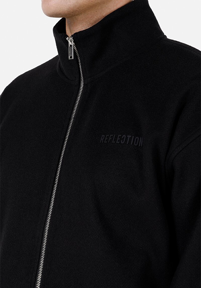 Comfort Fit Erkek Siyah Ceket