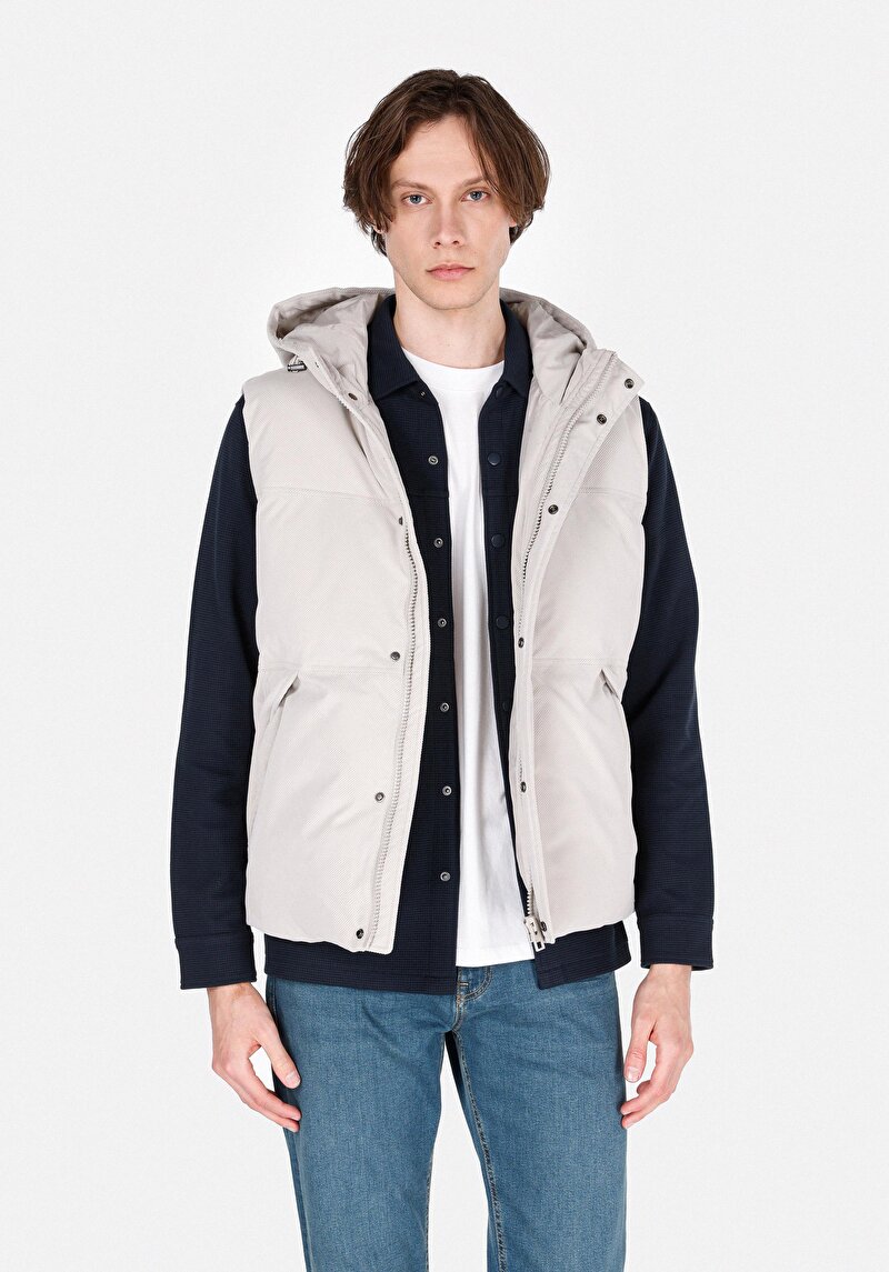 Regular Fit     Erkek Taş Yelek