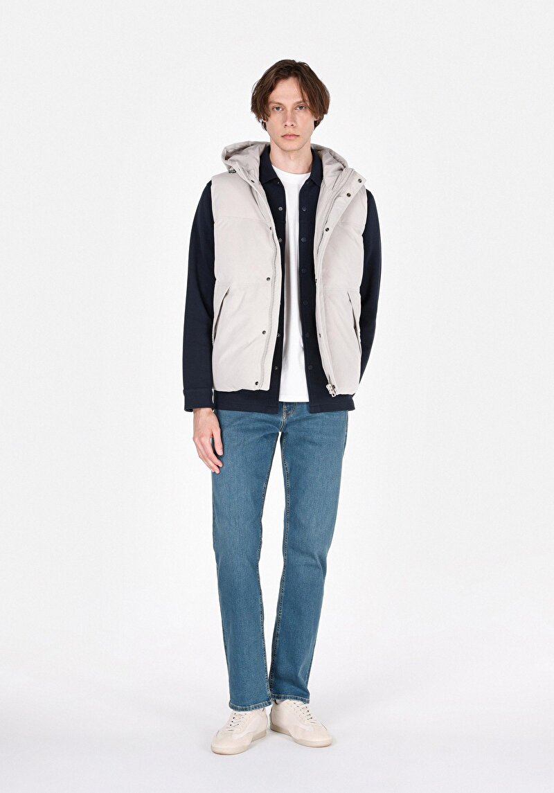 Regular Fit     Erkek Taş Yelek